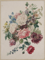 Y 077b
<br/>
Een boeket bloemen
<br/>
<em>Snabilie, Maria Geertruida (1776-1838)</em>